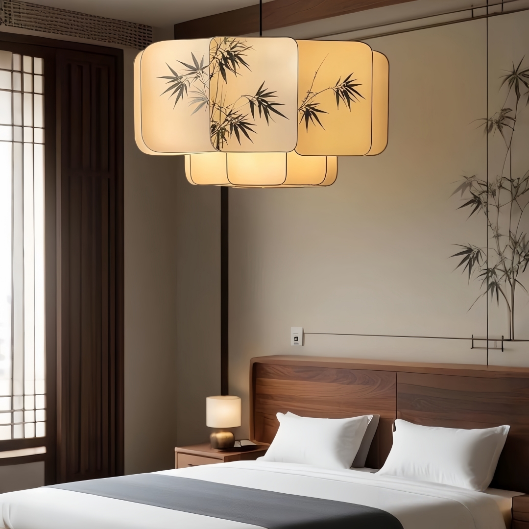 Asia Oriental Ink Bamboo Layer - Home Decor Zen Style ulasan dan harga