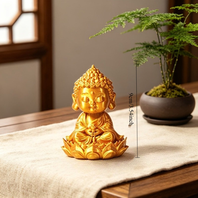 Retro Golden Mini Meditation B - Home Decor Zen Style ulasan dan harga