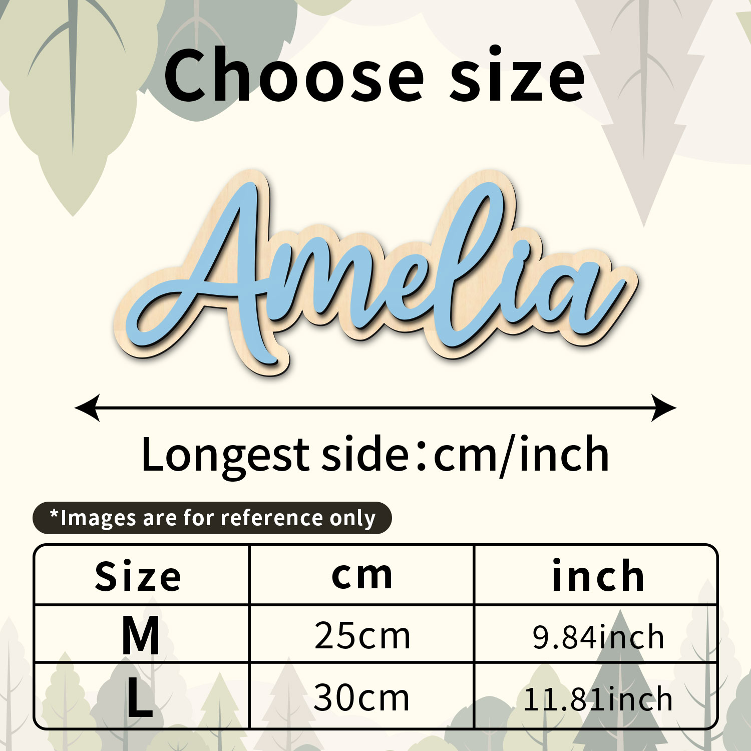 1pc Customized Wooden Name Dec - Home Decor Unique ulasan dan harga