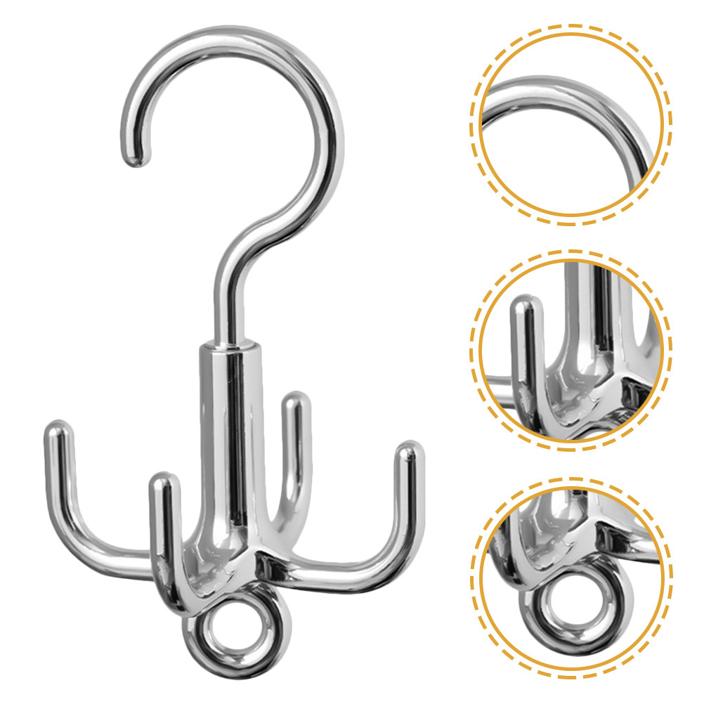 Rotating Clothes Hook 4-Claw D - Home Decor Organizer ulasan dan harga