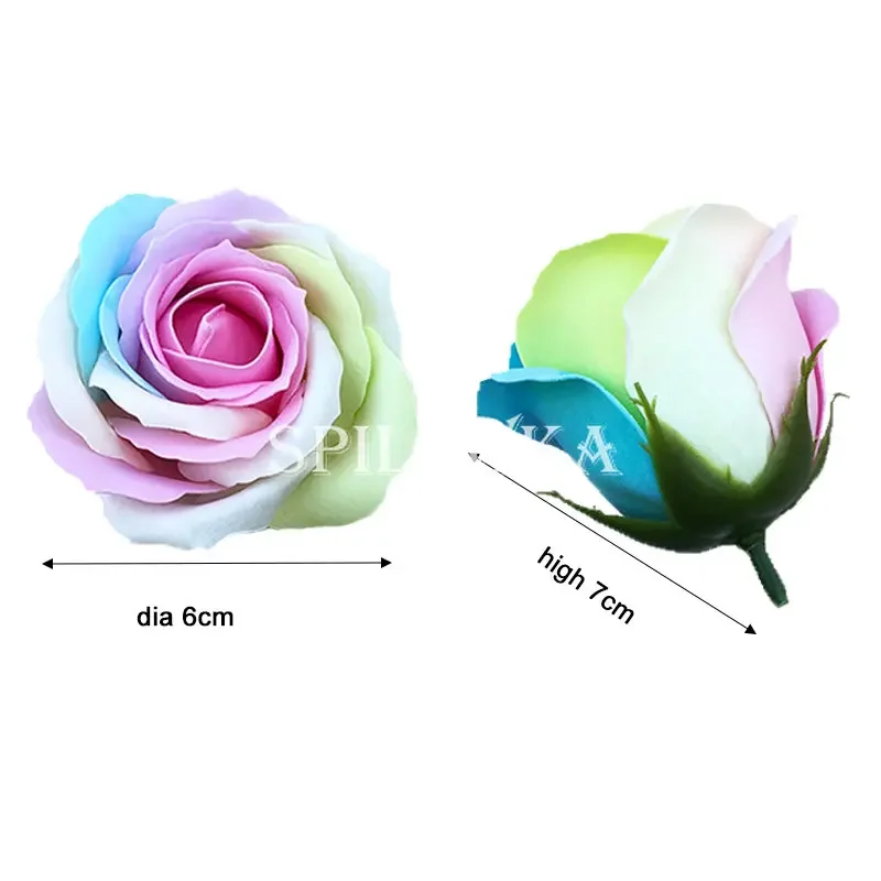 Spilewka 6X7cm Colorful Rose A - Home Decor For Birthday ulasan dan harga
