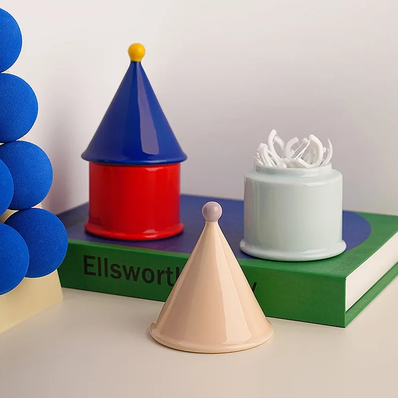 Ceramic Toothpick Holder Dopam - Home Decor Organizer ulasan dan harga